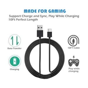Cable de carga USB C compatible con controlador PS5_3