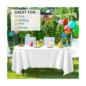 Amatra Mantel desechable de plástico a cuadros rojos 54_3