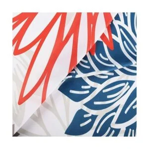 RosieLily Juego de cortinas de ducha florales con 12