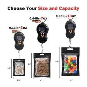 200 bolsas de Mylar resellables de 5 x 8 pulgadas con_2