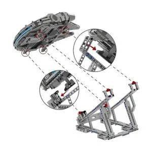 Millennium Falcon Soporte de exhibición vertical para_3