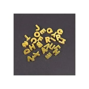 AUEAR Dijes de cristal con diamantes de imitación de