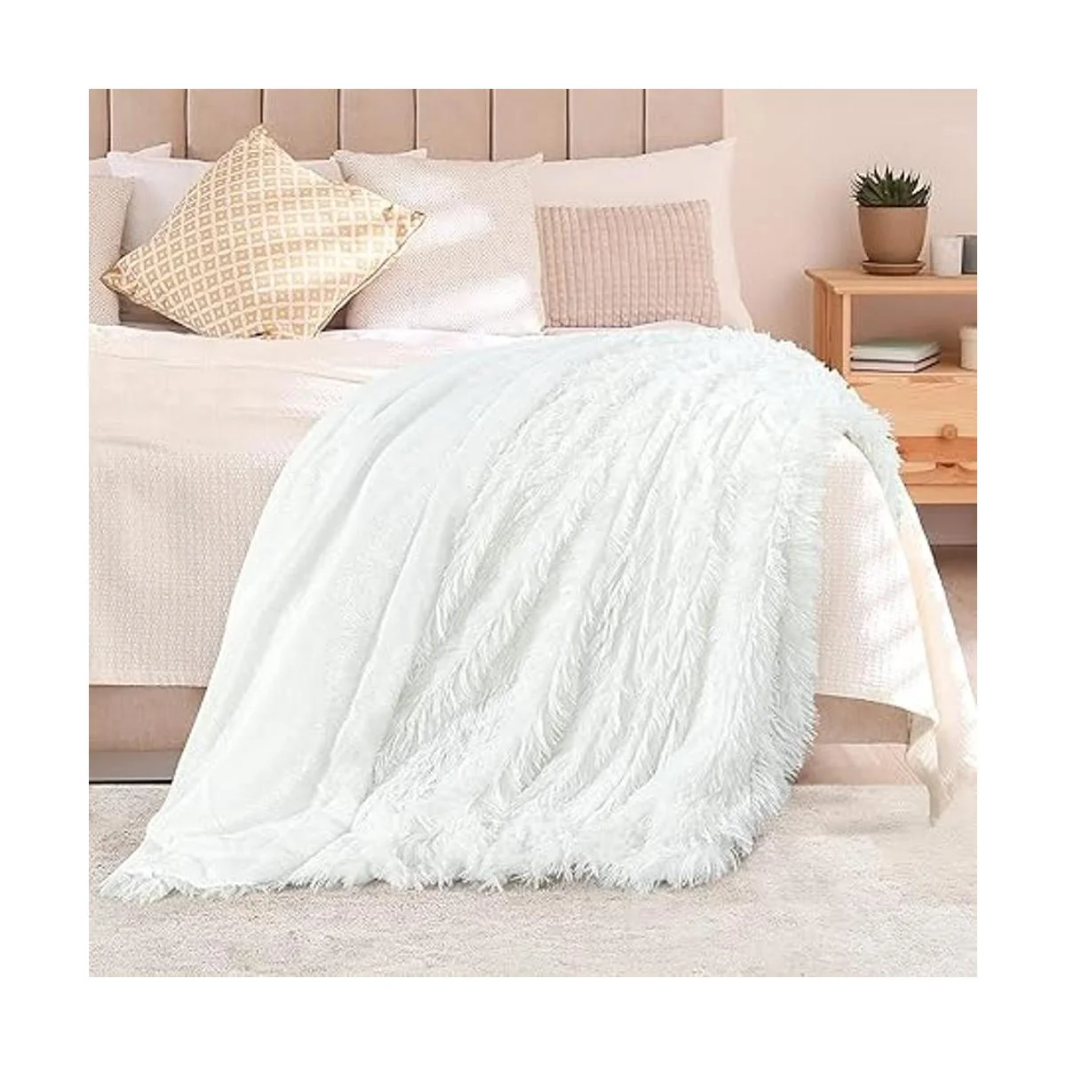 Manta suave de piel sintética 50 x 60 pulgadas 127 x_5