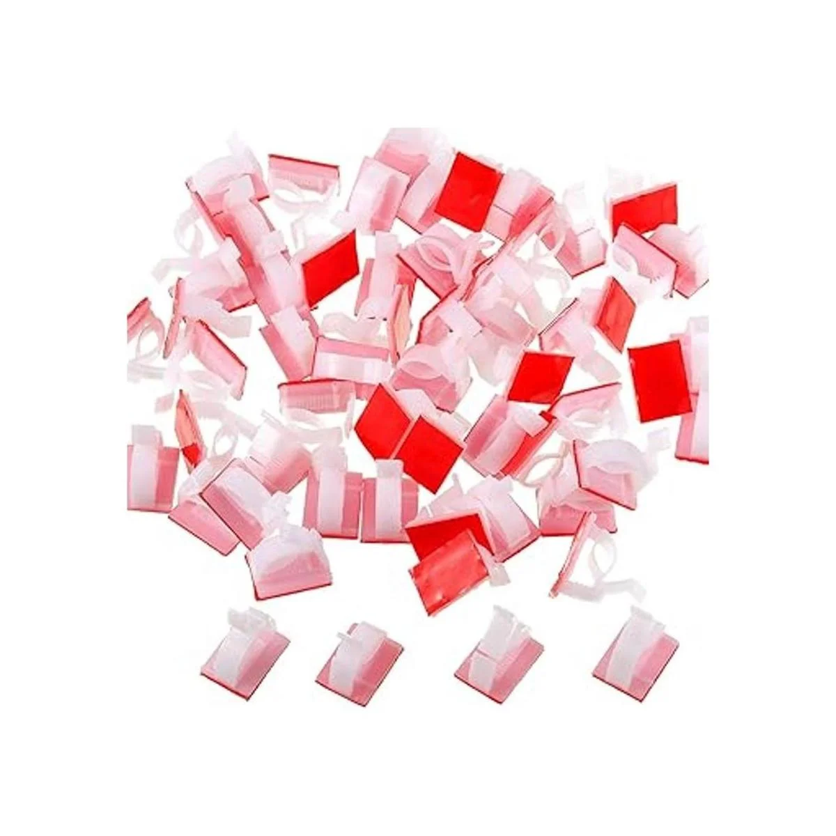 120 clips de cables para exteriores clips de gestión de