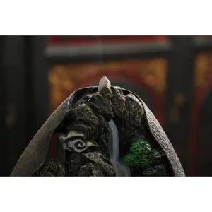 Quemador de incienso con diseño de cono de reflujo de