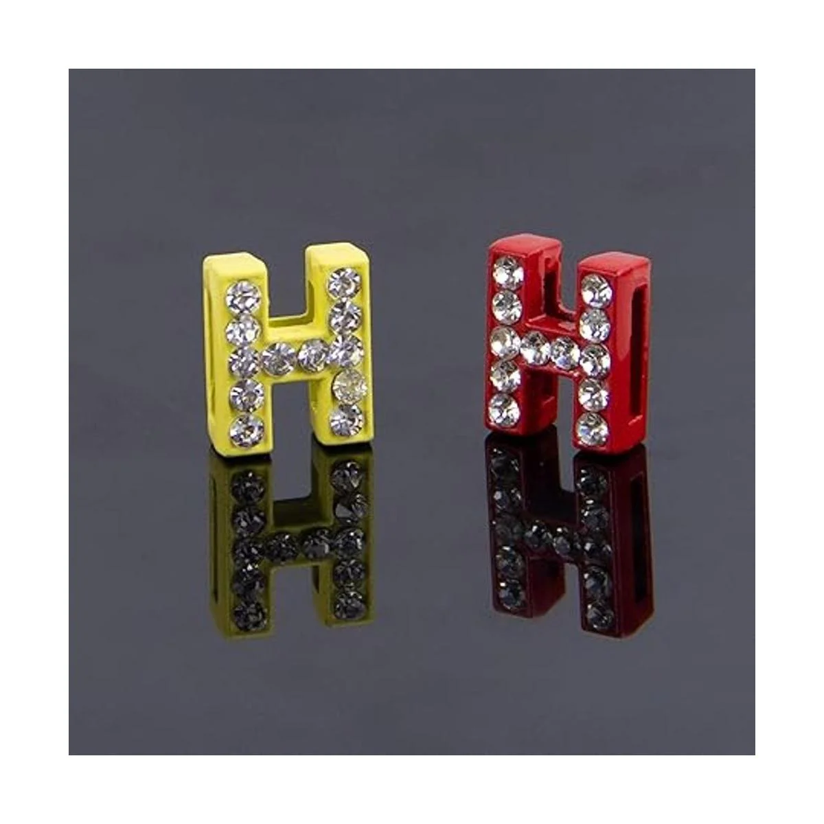 AUEAR Dijes de diamantes de imitación de colores