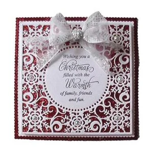 Nuevo marco de copo de nieve de corte de metal troquelado