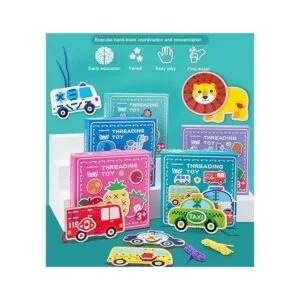 Paquete de 5 tarjetas de cordones de animales_6