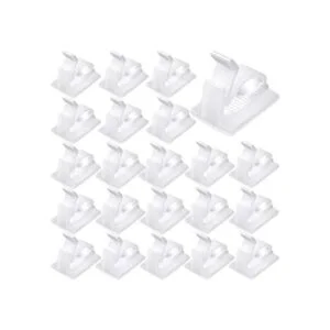 120 clips de cables para exteriores clips de gestión de