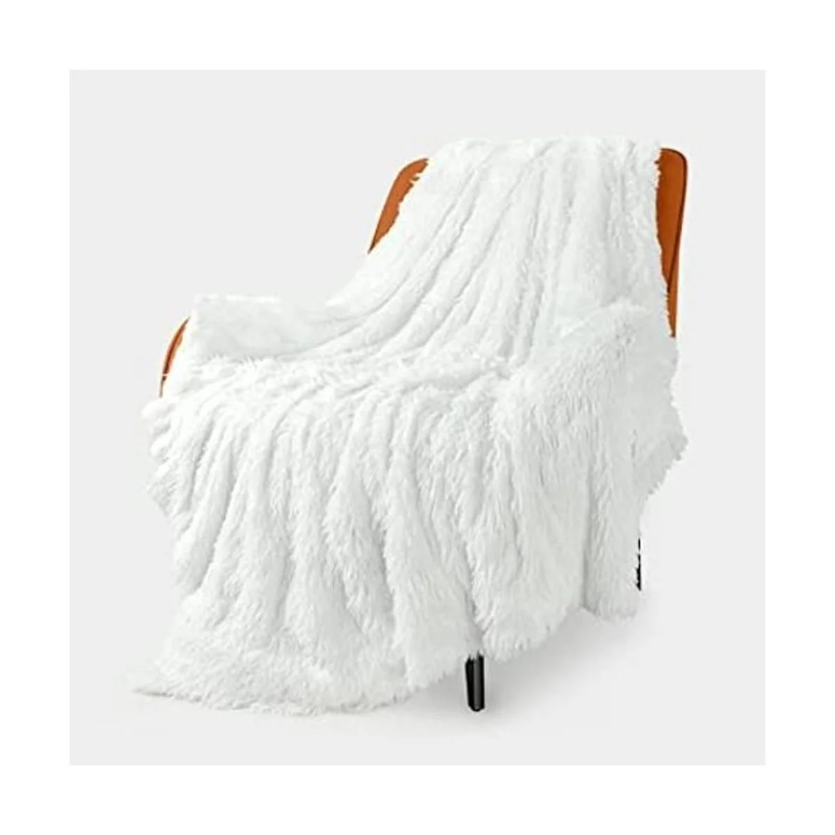 Manta suave de piel sintética 50 x 60 pulgadas 127 x_1