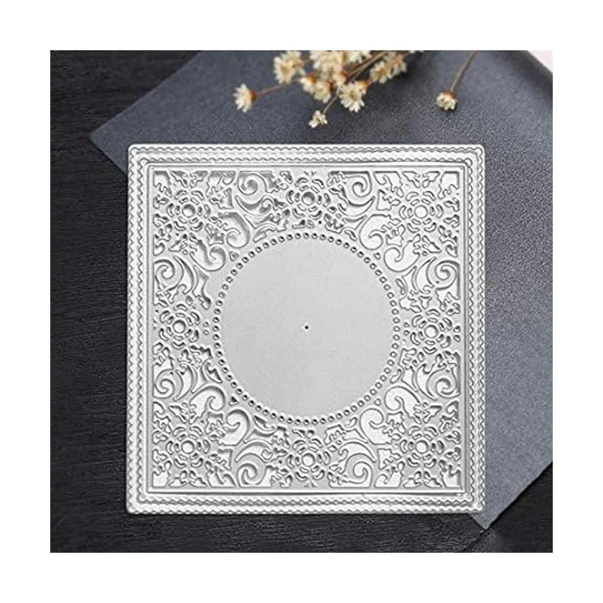 Nuevo marco de copo de nieve de corte de metal troquelado