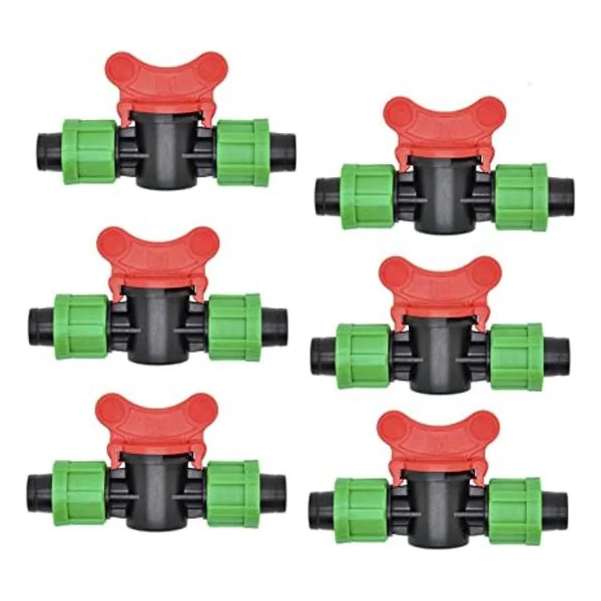 JIELUO Paquete de 6 tubos de riego por goteo de 0.5 in_1