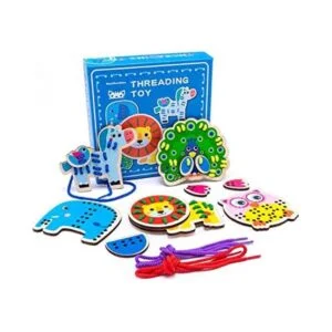 Paquete de 5 tarjetas de cordones de animales_1