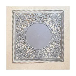 Nuevo marco de copo de nieve de corte de metal troquelado