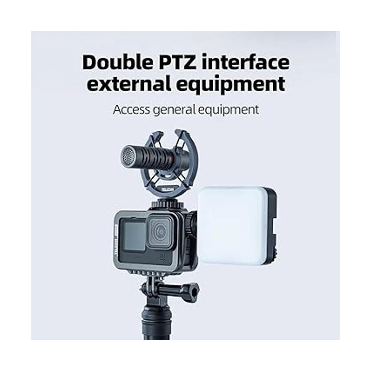 TELESIN Funda protectora de aluminio compatible con GoPro_5