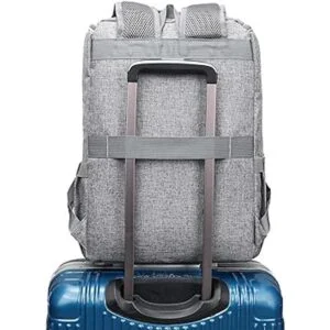 Mochila vintage de viaje para laptop con puerto de carga_3