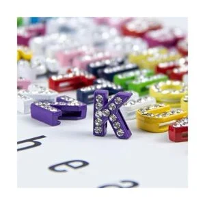 AUEAR Dijes de diamantes de imitación de colores