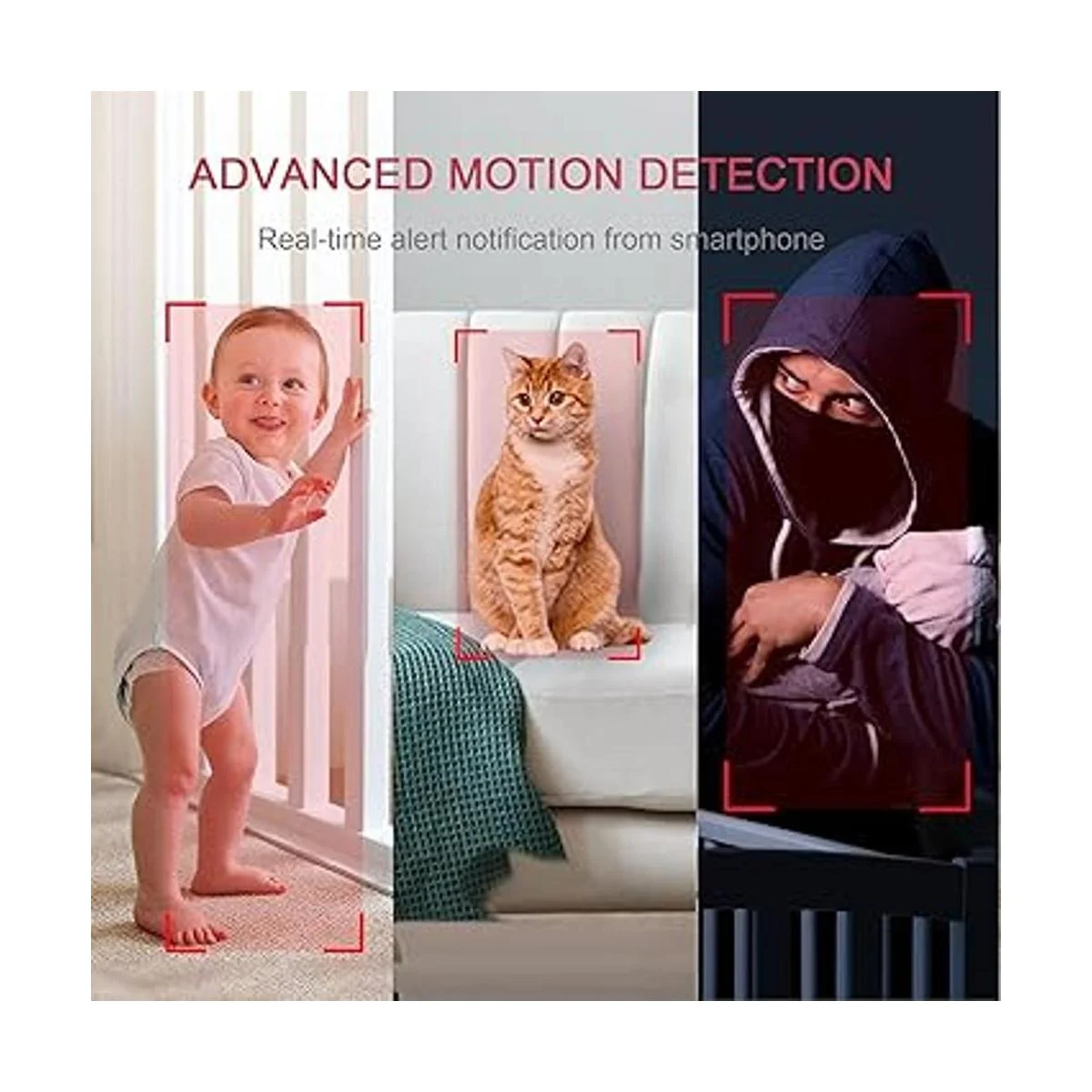 LaView Cámaras de seguridad de 4 piezas cámara de_3