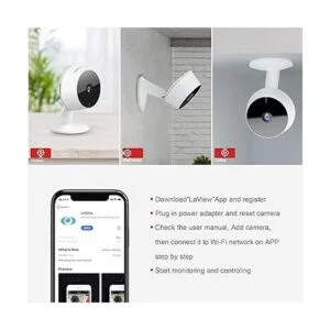 LaView Cámaras de seguridad de 4 piezas cámara de_5
