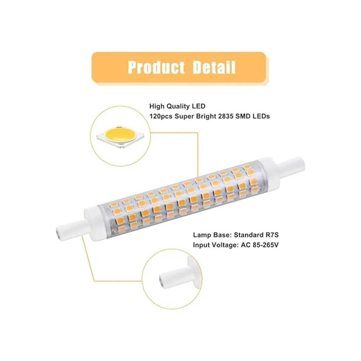 Lustaled R7s Bombilla LED 4.646 in 10 W 1300 lm 6000_4