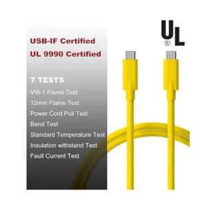 Easonunion Cable USB C a USB C 3.1 Gen 2 con 100 W PD