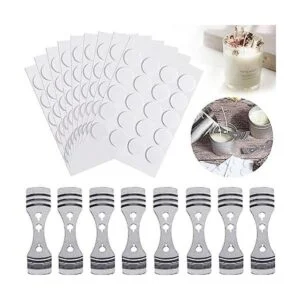 DINGPAI 20 soportes para mecha de vela 180 calcomanías