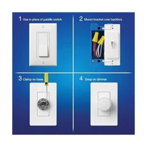 Lutron Aurora Soporte para placa de pared para