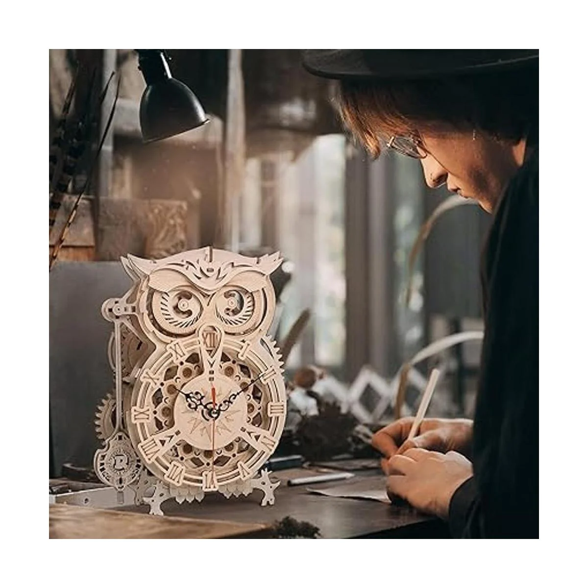 ROKR Rompecabezas de madera 3D para adultos kit de modelo_2