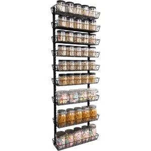 SWOMMOLY Estante de pared ajustable para especias 9_1