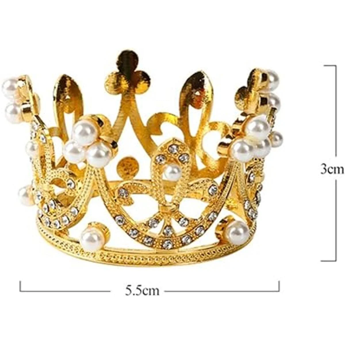 2 unidades de decoración para tartas con corona de_2