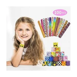 Paquete de 100 pulseras de palmadas Bandas de palmadas_4