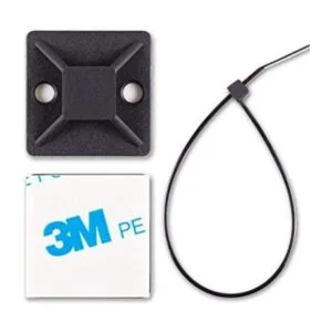 Cable Tie Mounts AdhesiveBacked 1 Inch for Cable_1