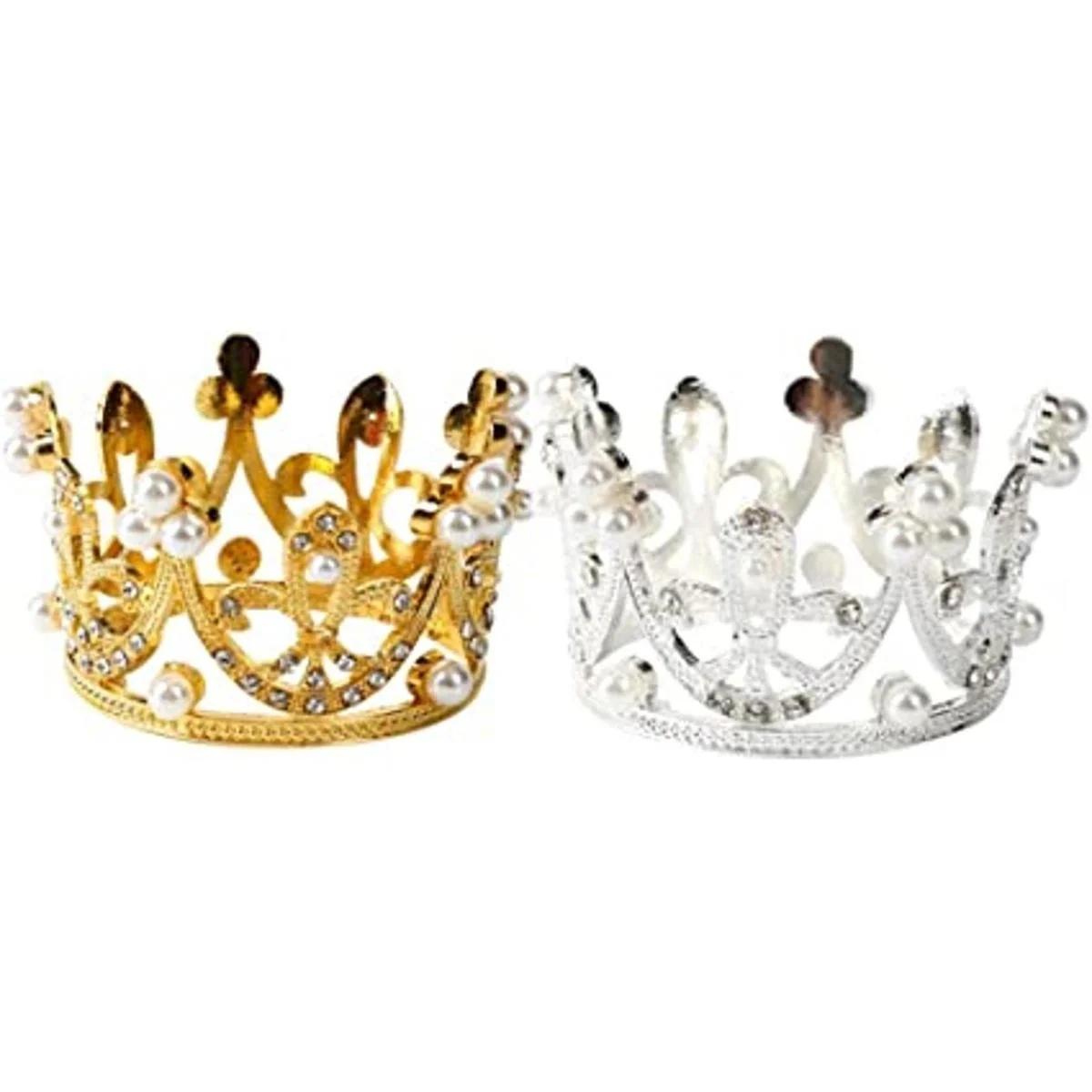 2 unidades de decoración para tartas con corona de_1