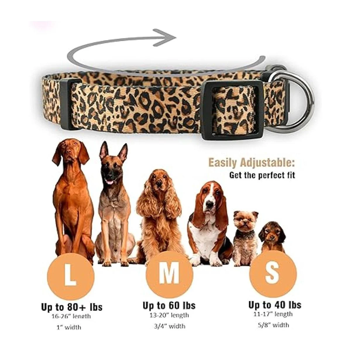 Native Pup Collares de perro con estampado de animales_3