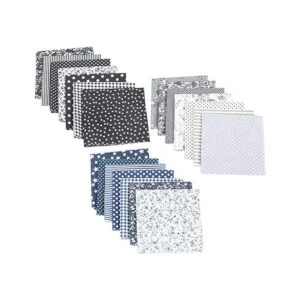 21 hojas de tela de patchwork de 10.0 x 10.0 in de_1