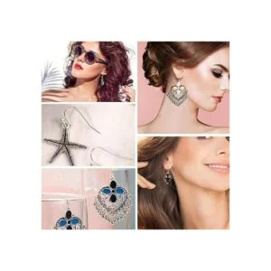 PH PandaHall 480 ganchos de aretes franceses de 6 colores