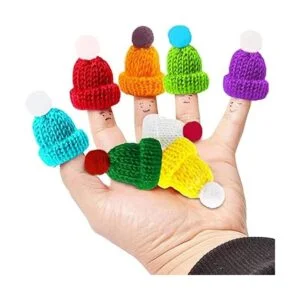 48 mini sombreros de punto de Navidad mini sombreros de