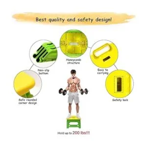 SUMBABO Taburete para niños y niños pequeños con bloqueo