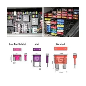 Juego surtido de fusibles de coche de 282 piezas fusibles_2