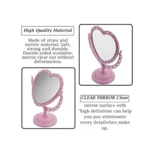 AKOAK 1 paquete de espejo cosmético simple y encantador en