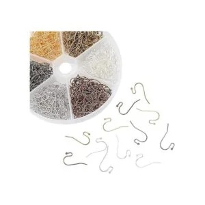 PH PandaHall 480 ganchos de aretes franceses de 6 colores