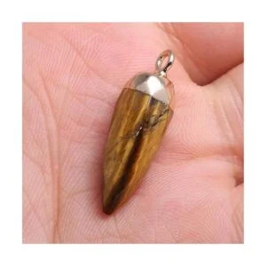 Colgante de piedra natural 5 piezas de larga gota de
