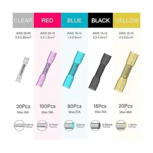 Conectores de extremo termorretráctiles 245 piezas_3