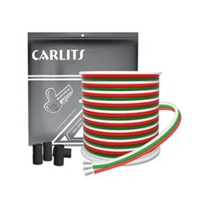 CARLITS 22AWG 65.6ft 3 conductor cable de extensión línea_1