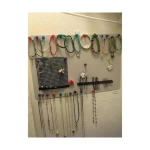 CMS MAGNETICS Organizador de pared de acero inoxidable de