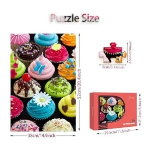 Rompecabezas surtido de 500 piezas para cupcakes para_6