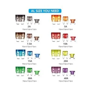 Juego surtido de fusibles de coche de 282 piezas fusibles_3