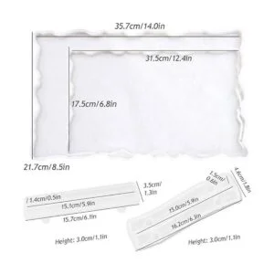 Juego de 2 moldes de silicona grandes con asas juego de