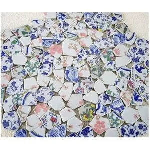 Lanyani Azulejos de porcelana de cerámica rotos para_2