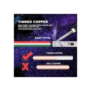 CARLITS 22AWG 65.6ft 3 conductor cable de extensión línea_4